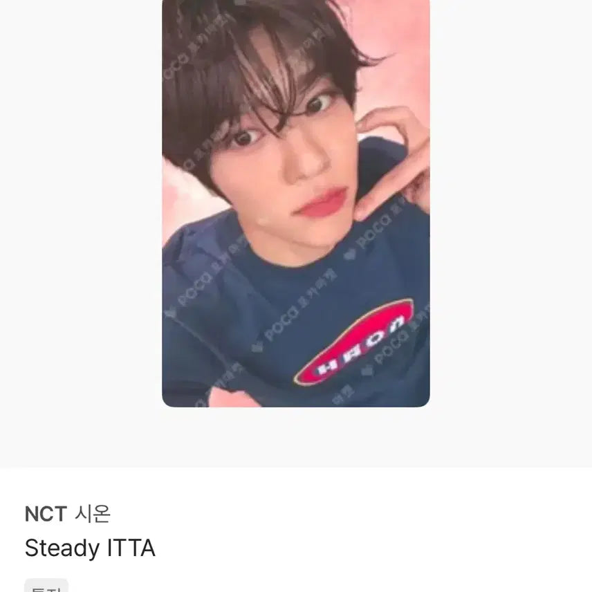 시온 엔시티위시 itta 잇다 스테디 미공포