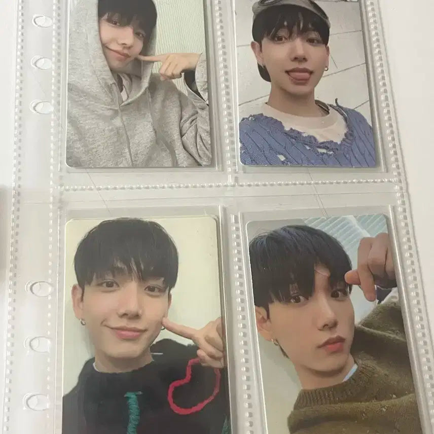 보넥도 명재현 who포카 일괄!!