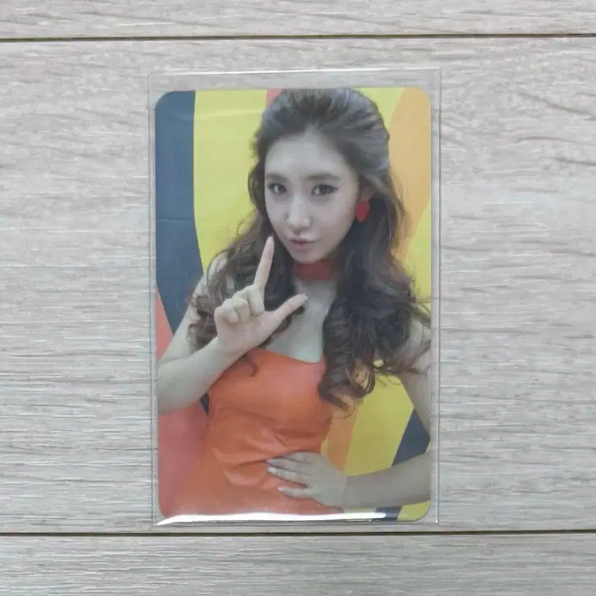 소녀시대 훗 앨범 유리 포토카드