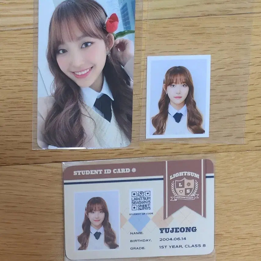 라잇썸 유정 시즌그리팅 포카 포토카드 미공포 LIGHTSUM
