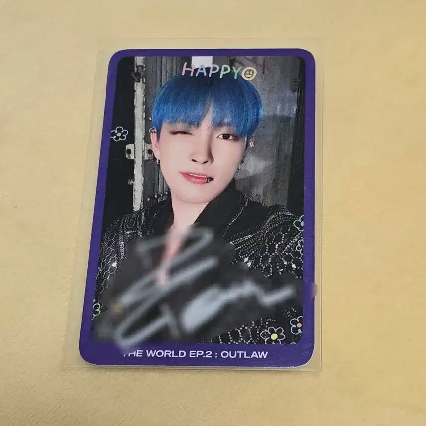 ATEEZ 에이티즈 홍중 싸인 포토카드