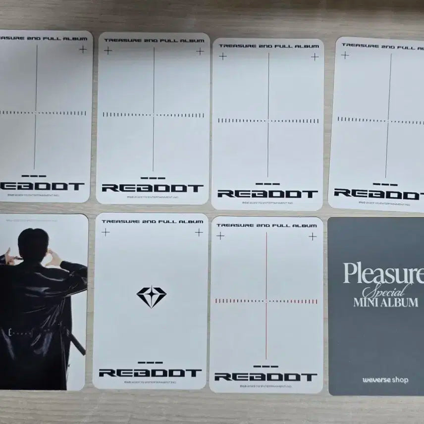 트레저 포카 8장 일괄