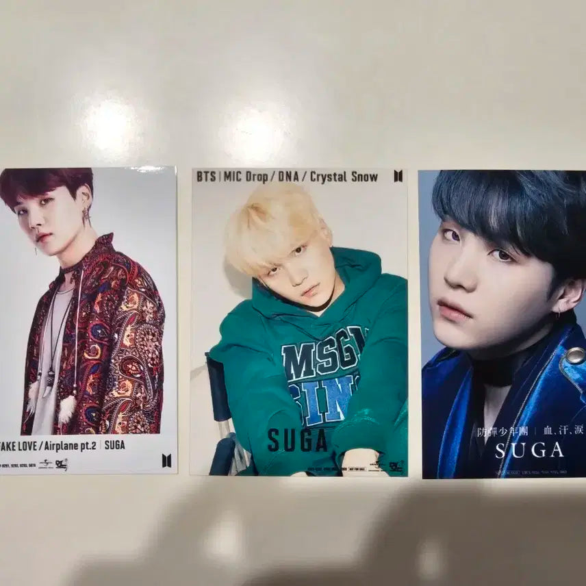 방탄소년단 윤기슈가 일본 앨범자켓포토 양도