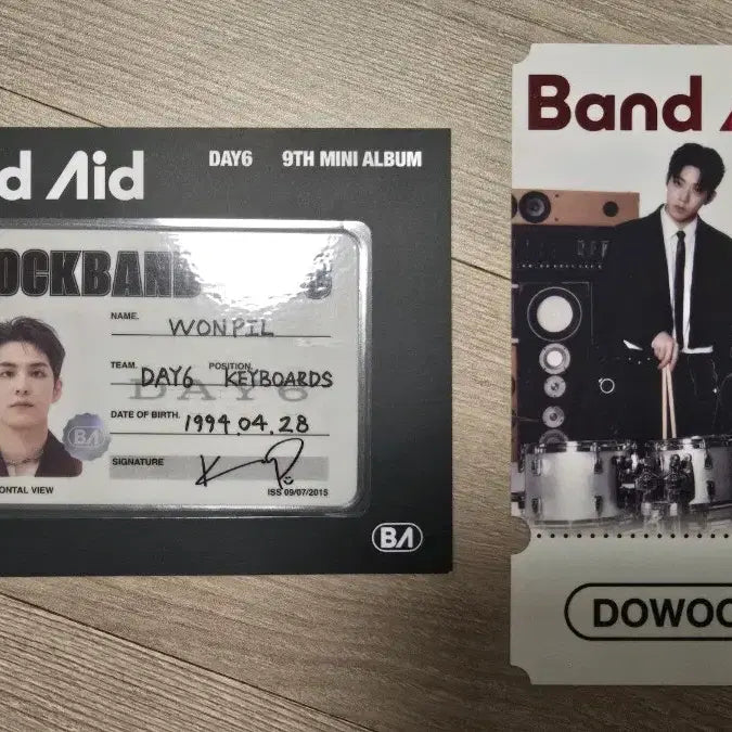 데이식스 Band Aid 앨범 + 포스터