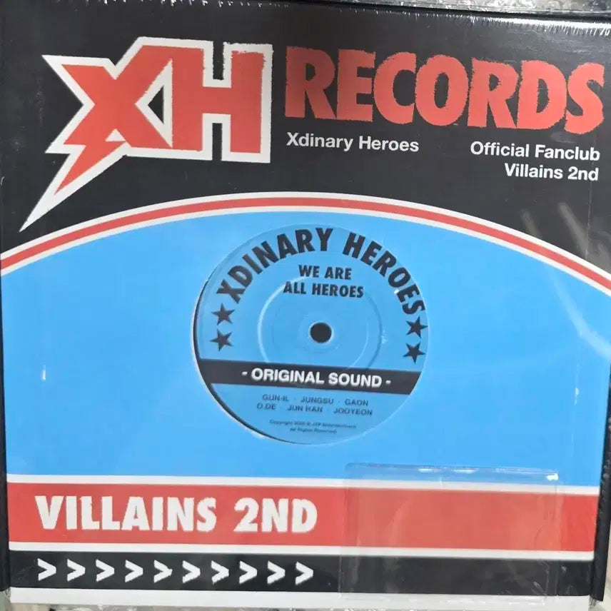 엑스디너리 히어로즈 빌런즈 2기 엑디즈 멤버쉽 키트 팬클럽 포카 특전