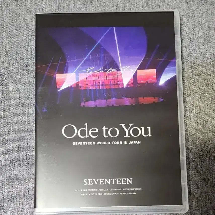 세븐틴 오드투유 ode to you 재팬 일본 DVD 포카 없음 특전