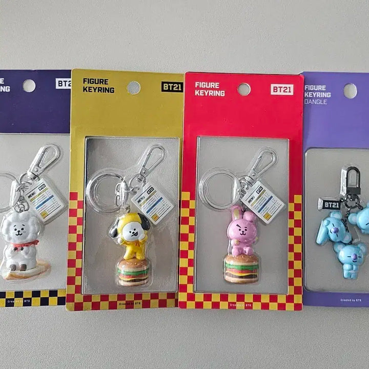 BTS BT21 피규어키링 미개봉 새상품