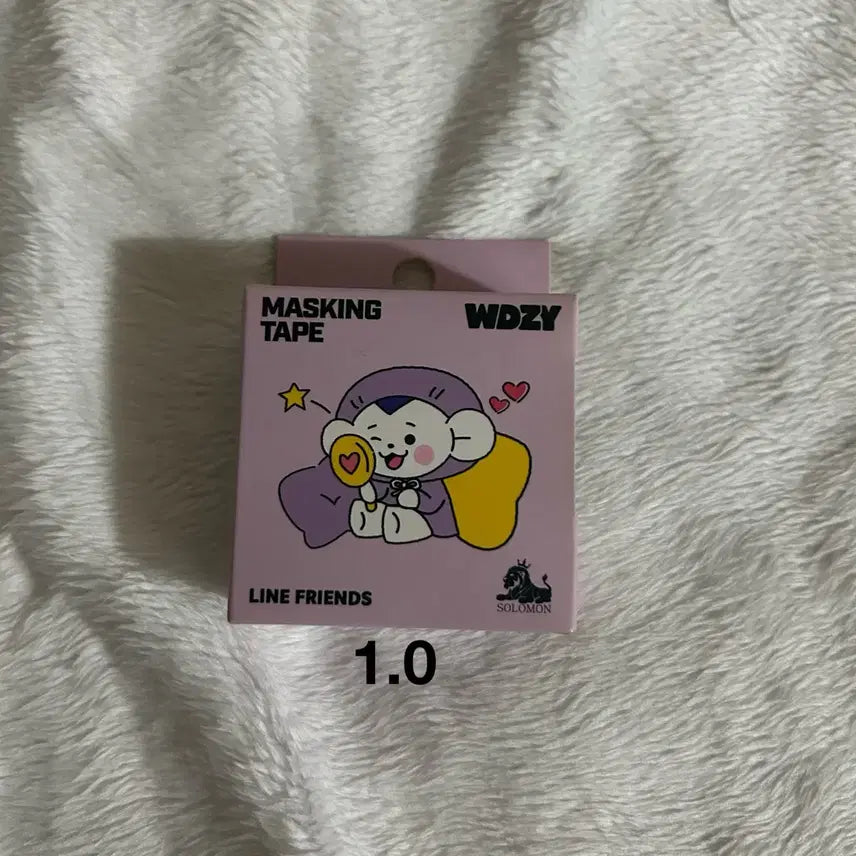 있지 라인프렌즈 윗지 툭이 마스킹테이프