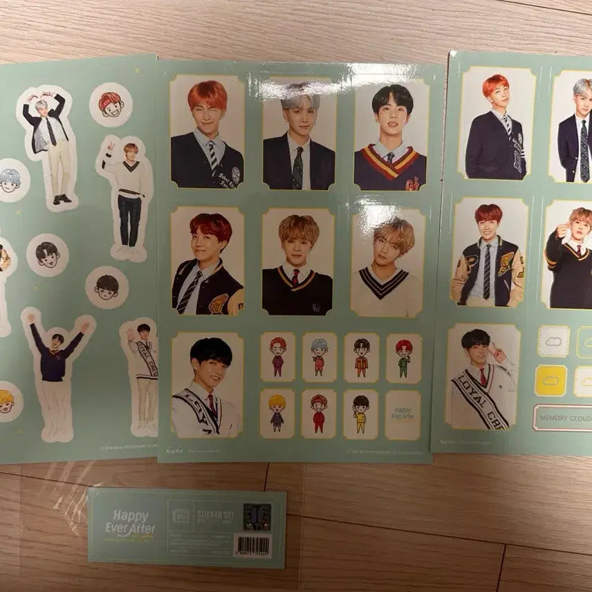 방탄소년단 일본머스터(머4터) 스티커세트