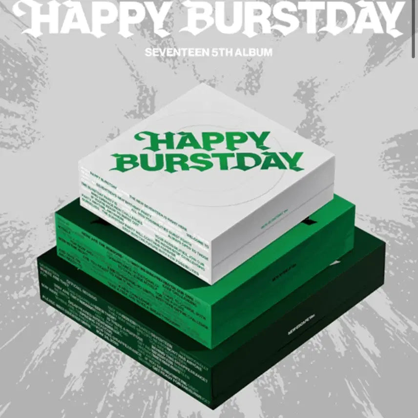 세븐틴 앨범 개봉앨범 해피버스트데이 정규 5집