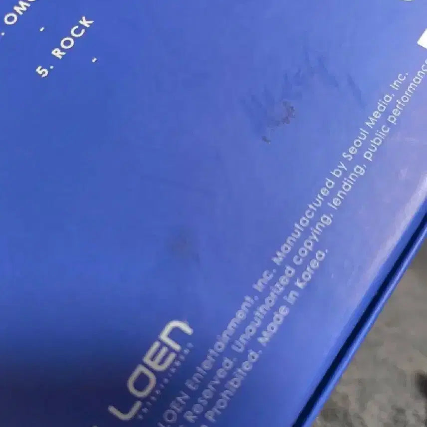 세븐틴 친필사인 앨범 boys be (포카 정한)