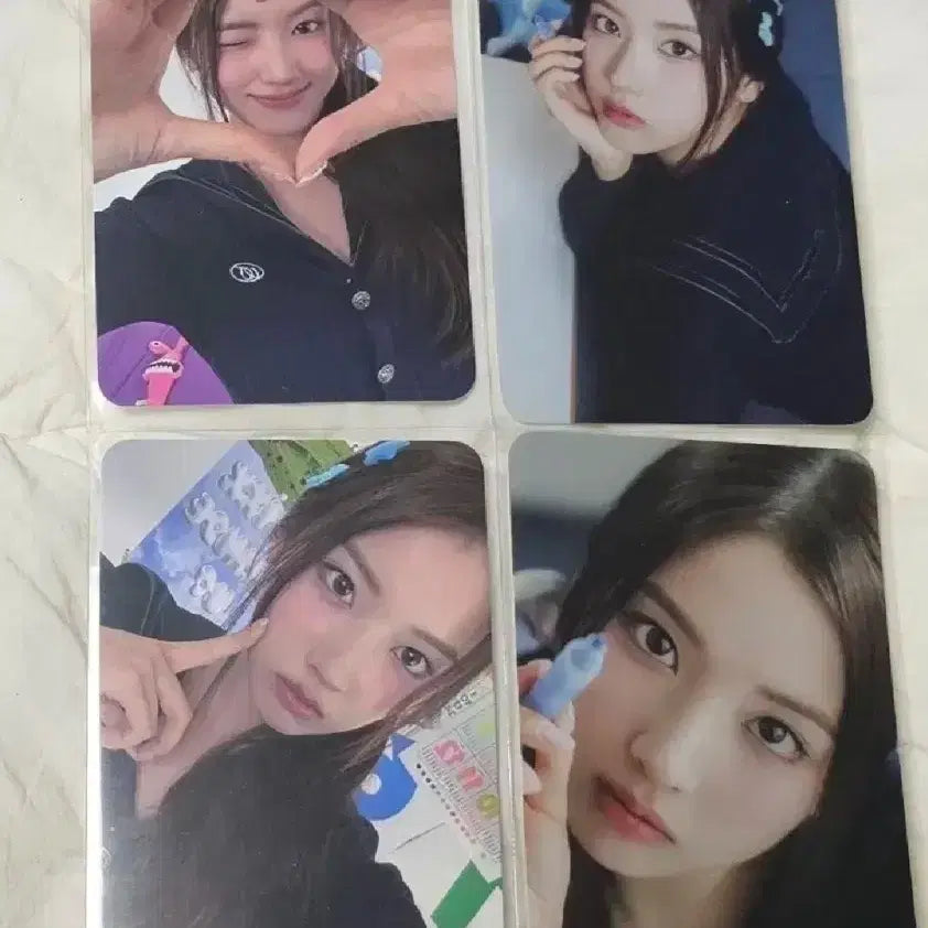 엔믹스 TRADING CARD 지우 포카4장-MIXXUNIVERSITY