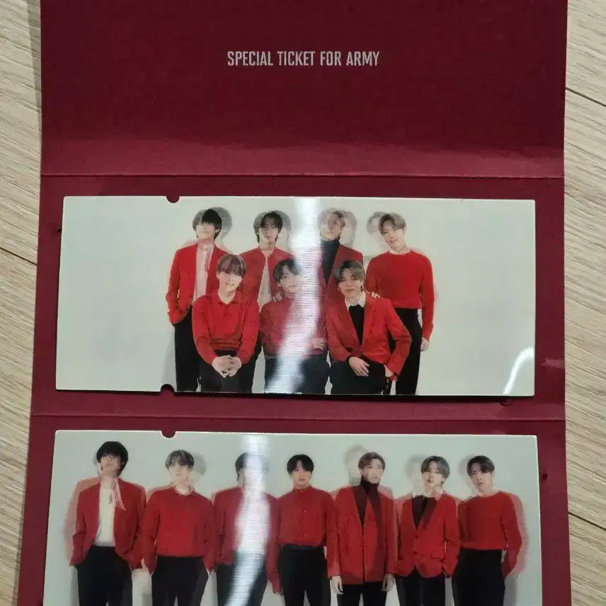 방탄 BTS 맵솔콘 스페셜 렌티큘러 티켓