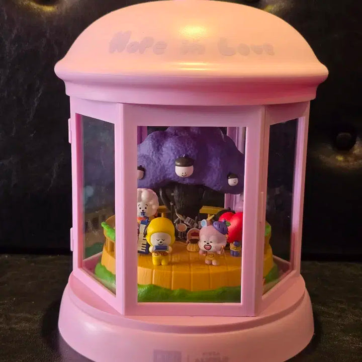 BT21 ALVOLO 뮤직박스 핑크 오르골