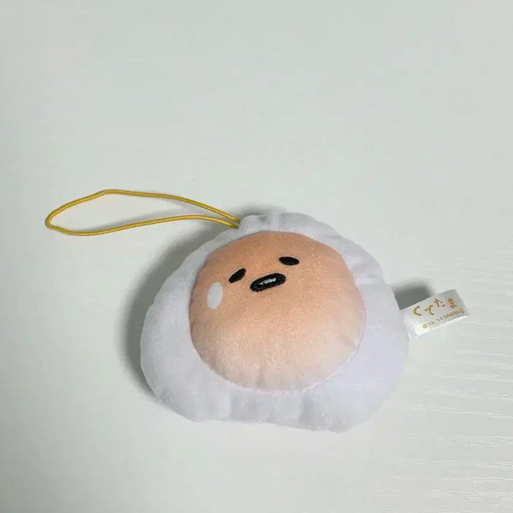 구데타마 반숙 계란 인형 키링