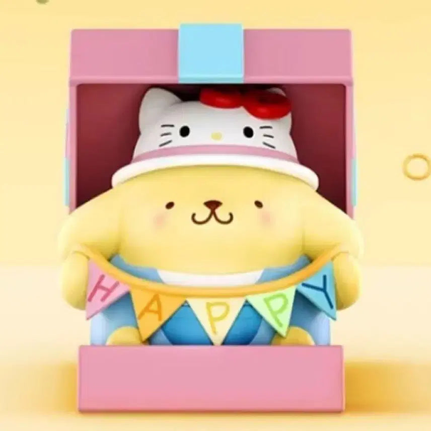 헬로키티 50주년 팝마트 피규어 폼폼푸린