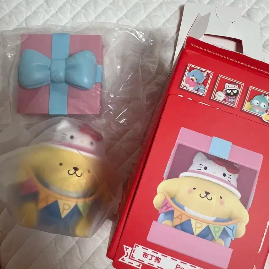 헬로키티 50주년 팝마트 피규어 폼폼푸린