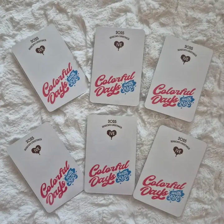 아이브 25년 시즌그리팅 포토카드 일괄