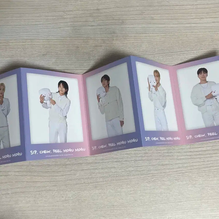 세븐틴 모구모구 폴딩 포토카드 보컬팀c