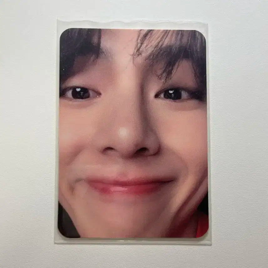 방탄소년단 뷔 김태형 얼빡 포토카드