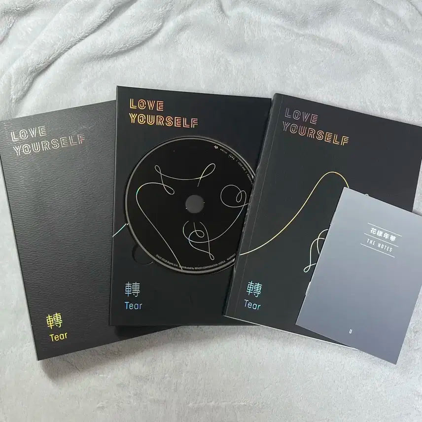 방탄소년단 방탄 럽셀 티어 tear o 개봉 앨범