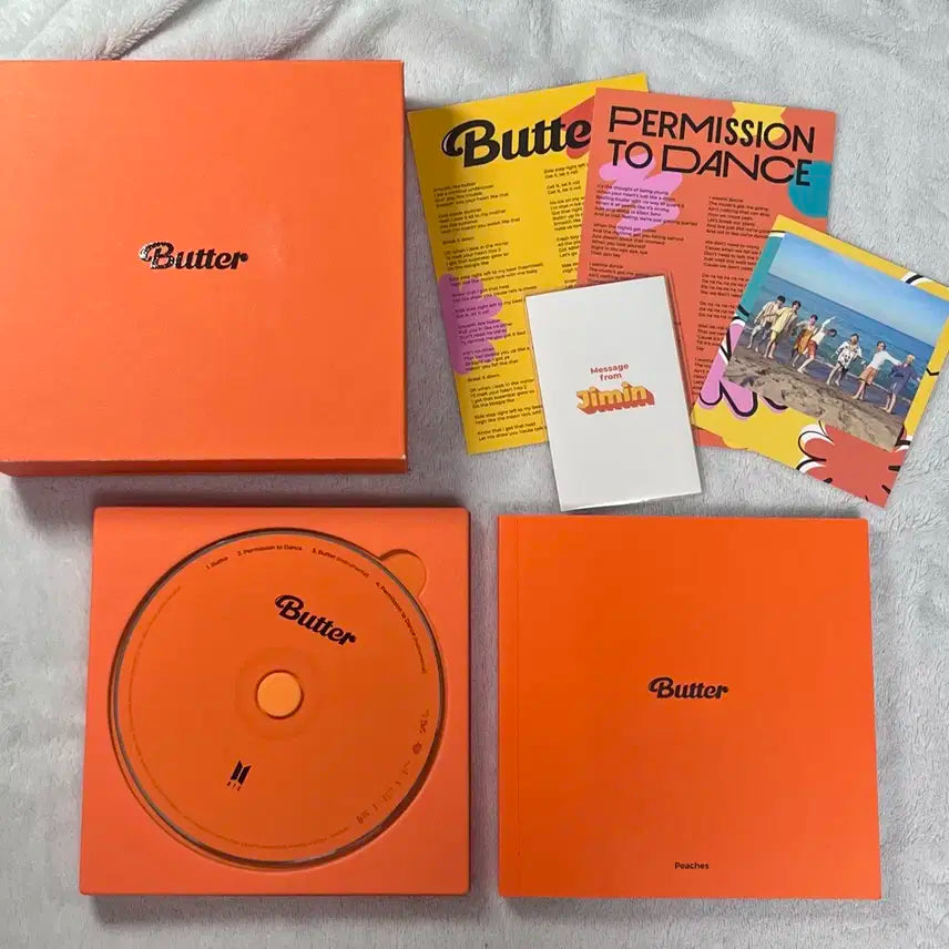 ( 메세지 카드 지민 )방탄소년단 방탄 버터 Butter 개봉 앨범