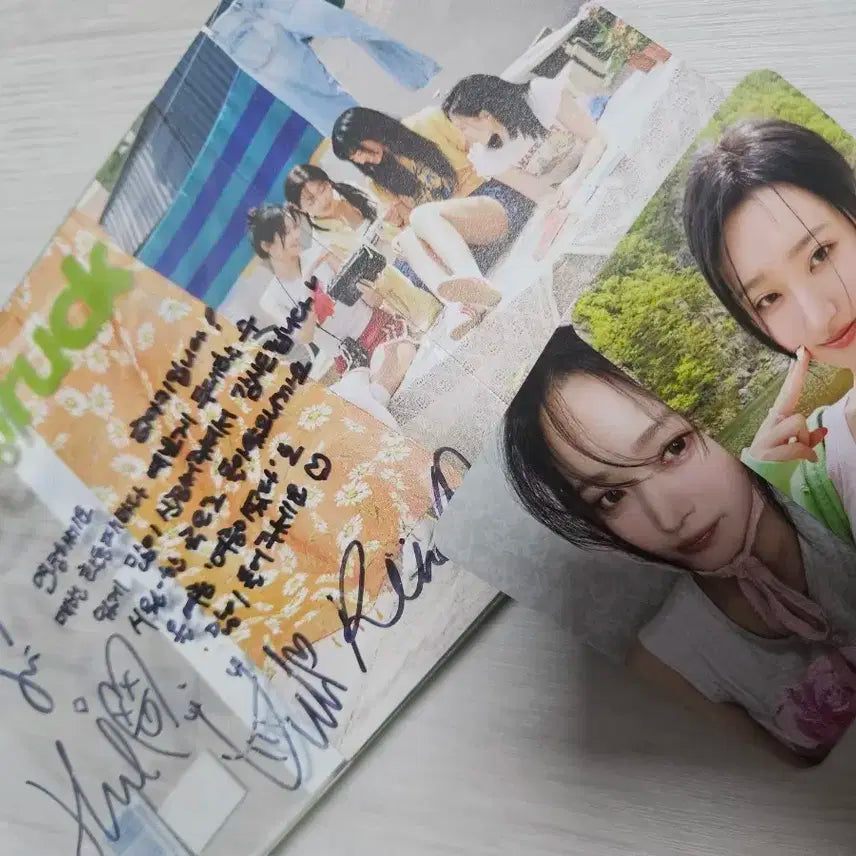 하이키 Hikey lovestruck 싸인 메시지 포카 비매 앨범