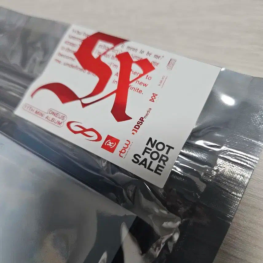 원어스 5X 앨범 싸인반 미개봉 비매