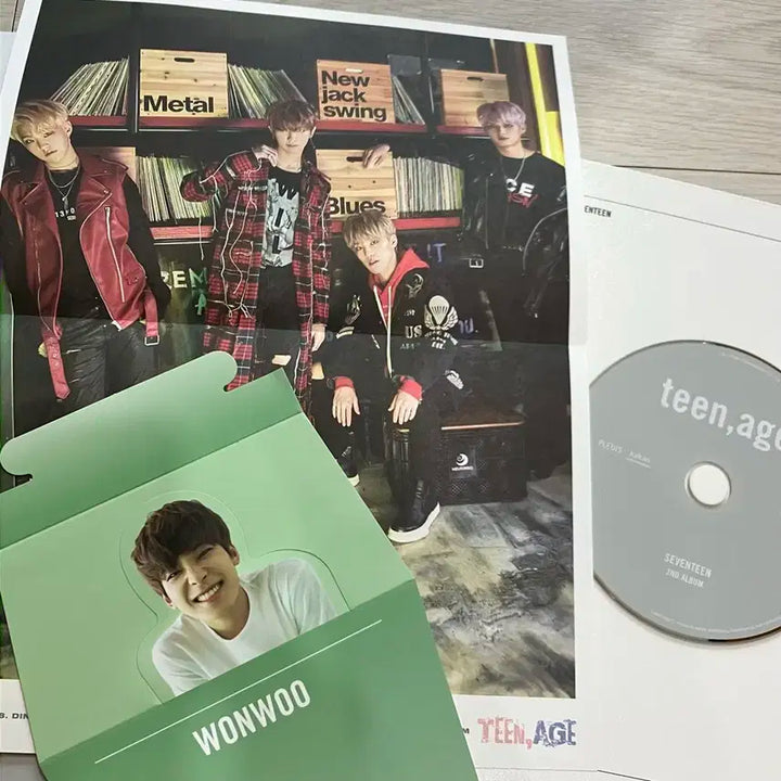세븐틴 틴에이저 화이트버전 개봉앨범