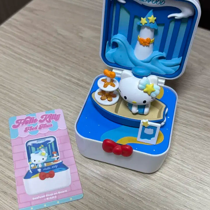 헬로키티 푸드타운 팝마트 피규어