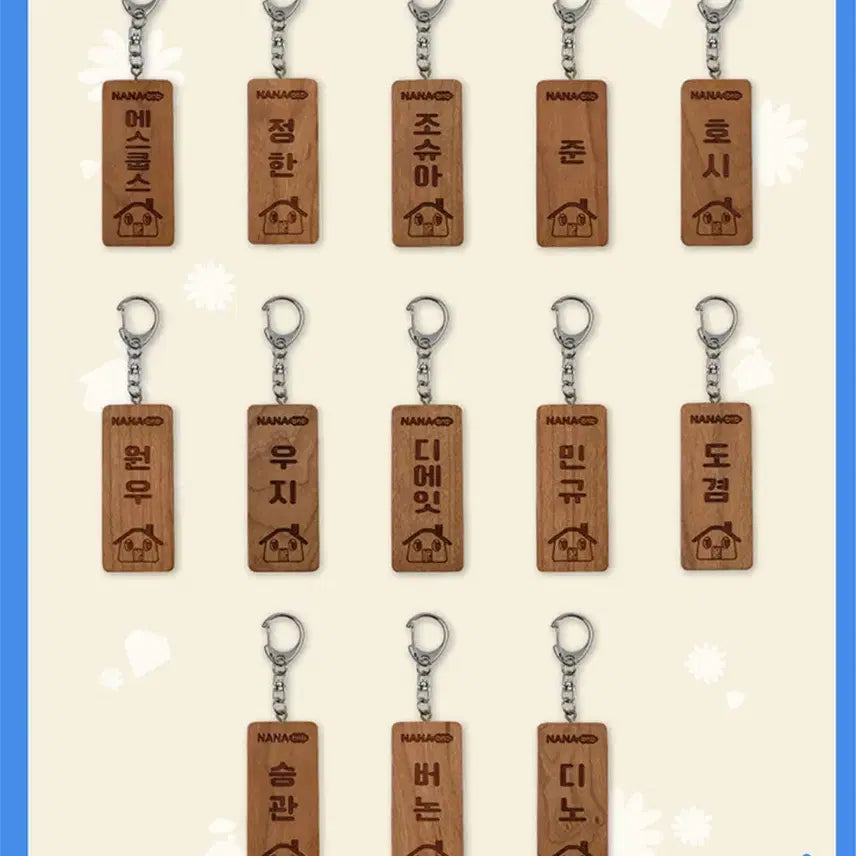세븐틴 나나민박 키링(원우,승관) 미개봉 일괄 양도