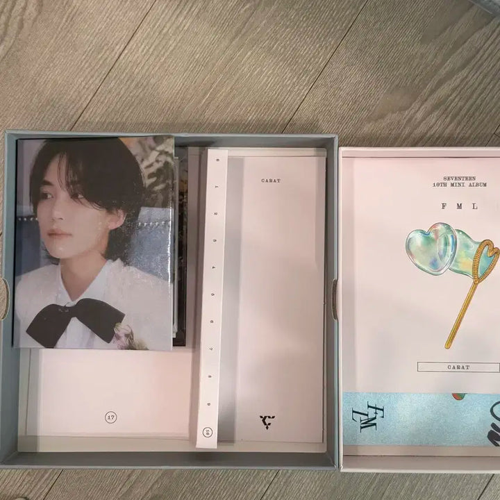 세븐틴 fml 캐럿반 정한 포카 바인더 세트