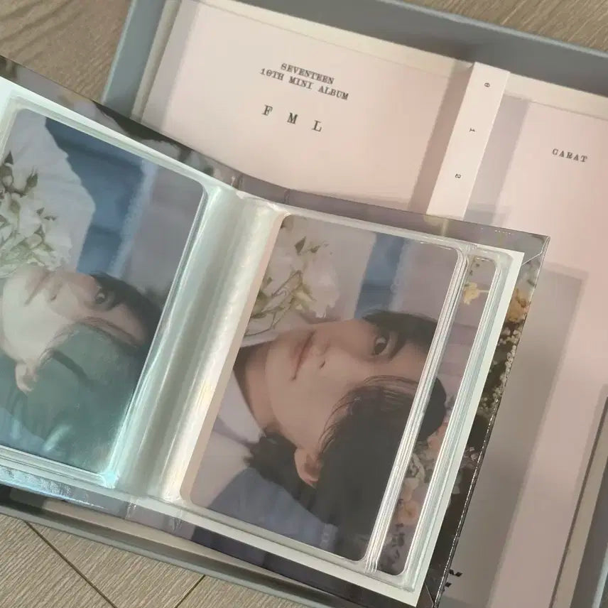 세븐틴 fml 캐럿반 정한 포카 바인더 세트