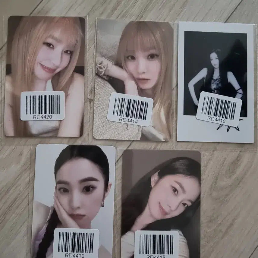 레드벨벳 TILT KMS 1.0 중국 예판 특전 아이린 포카 5장