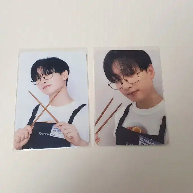 슈퍼주니어 은혁 슈주마켓 트레카 트레이딩 포토 카드 캐찹 세트 팝업 포카