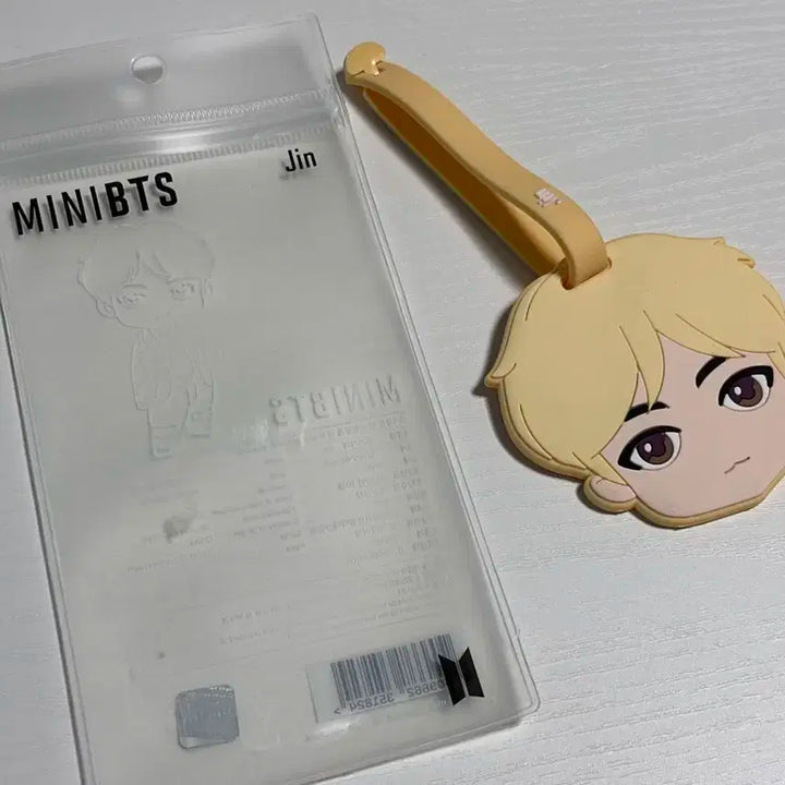 방탄소년단 타이니탄 러기지택 진 , 슈가 피규어 칫솔 미개봉