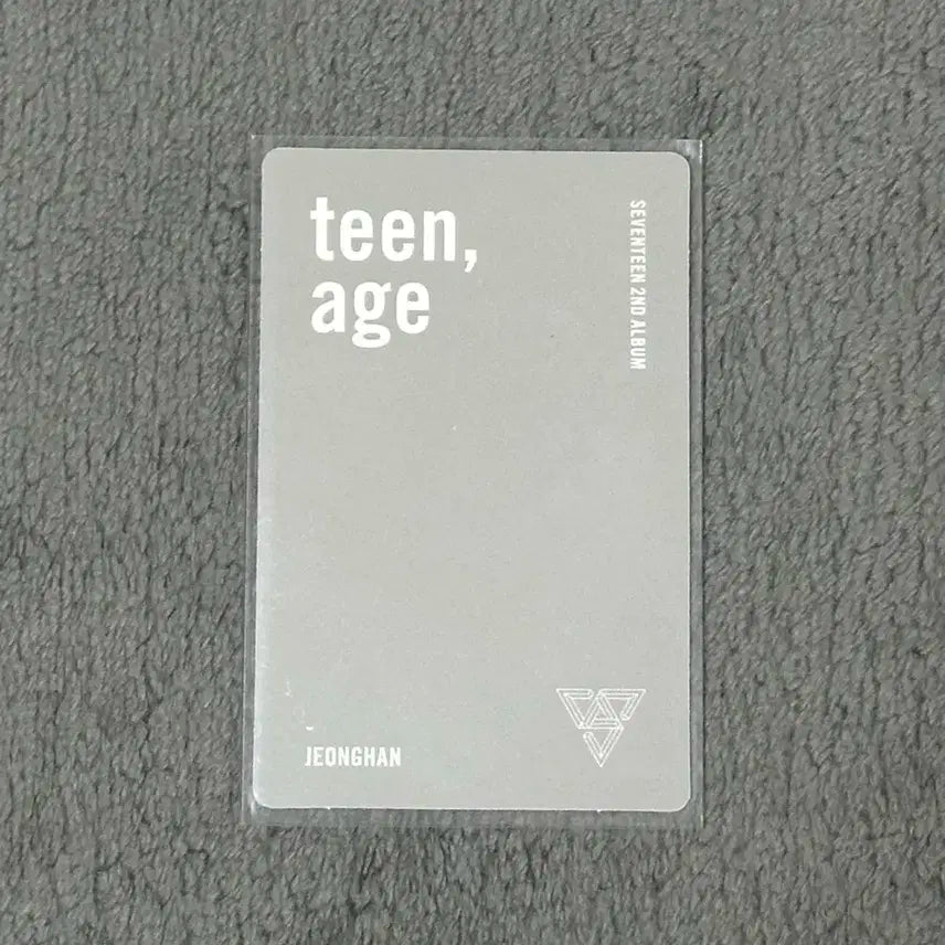 세븐틴 정한 박수 틴에이즈 포카