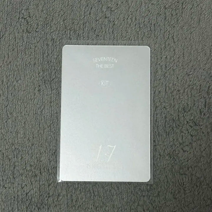 세븐틴 준 17 right here 마에스트로 키트 포카