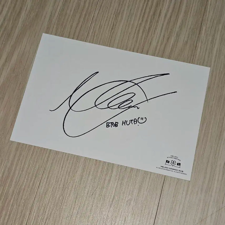 이민혁 비투비 5기팬미팅 팬부스 엽서 사진