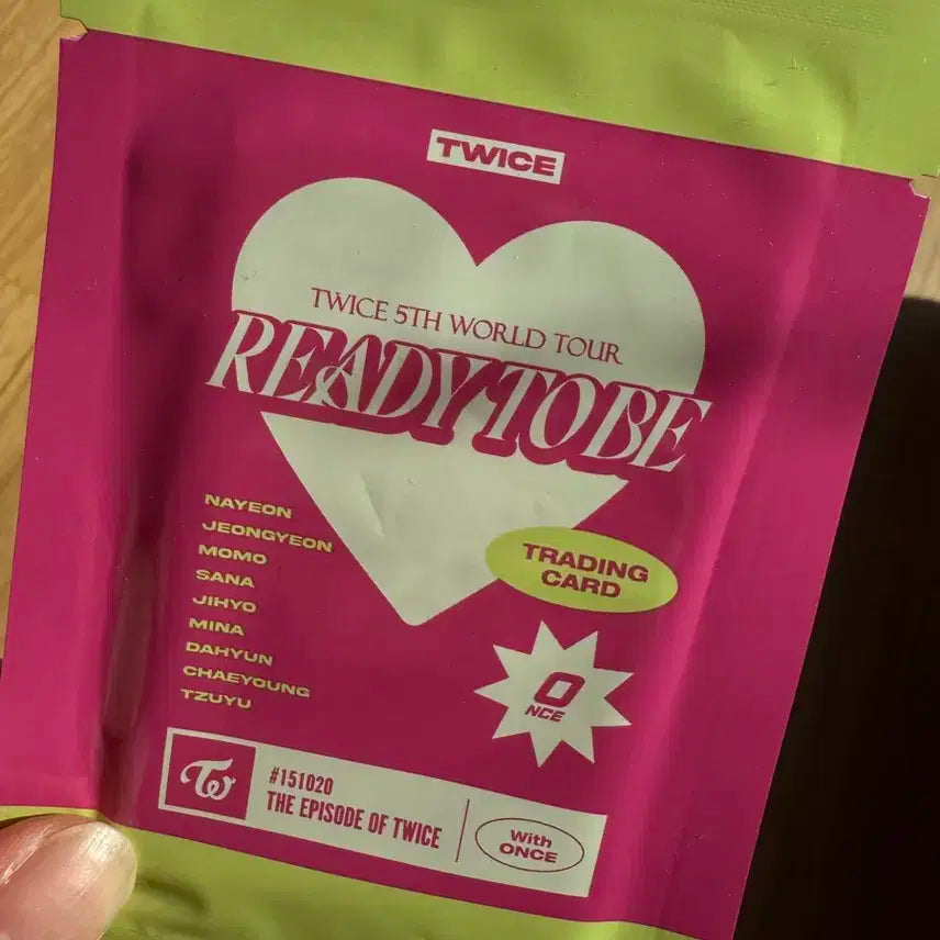 트와이스 5th 월드투어 랜덤포카