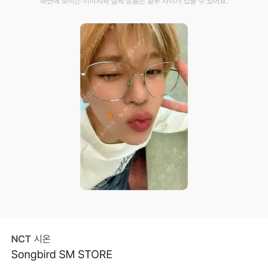 엔시티 위시 시온 포카 양도