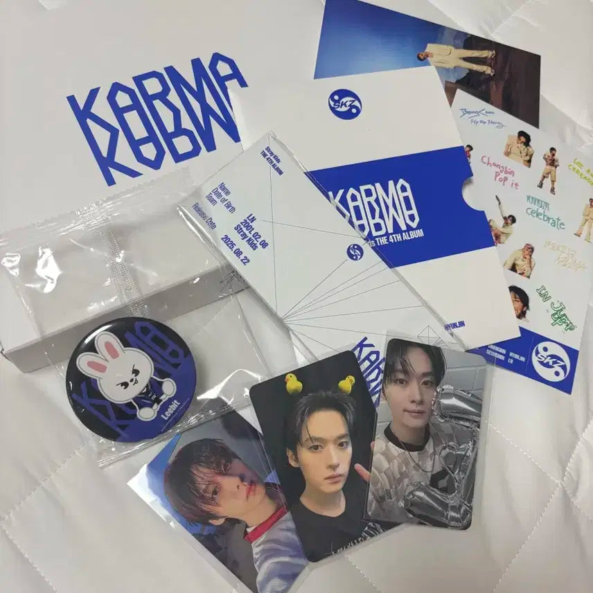 스키즈 카르마 앨범 개봉 리노구성 +앨범 구성품 다 있음