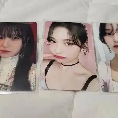 프로미스나인 멤버십 + 시그 포카 3장 백지헌