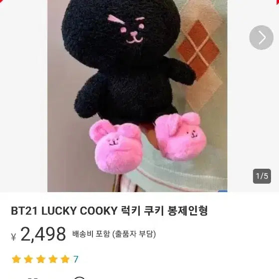 BT21 LUCKY COOKY 인형