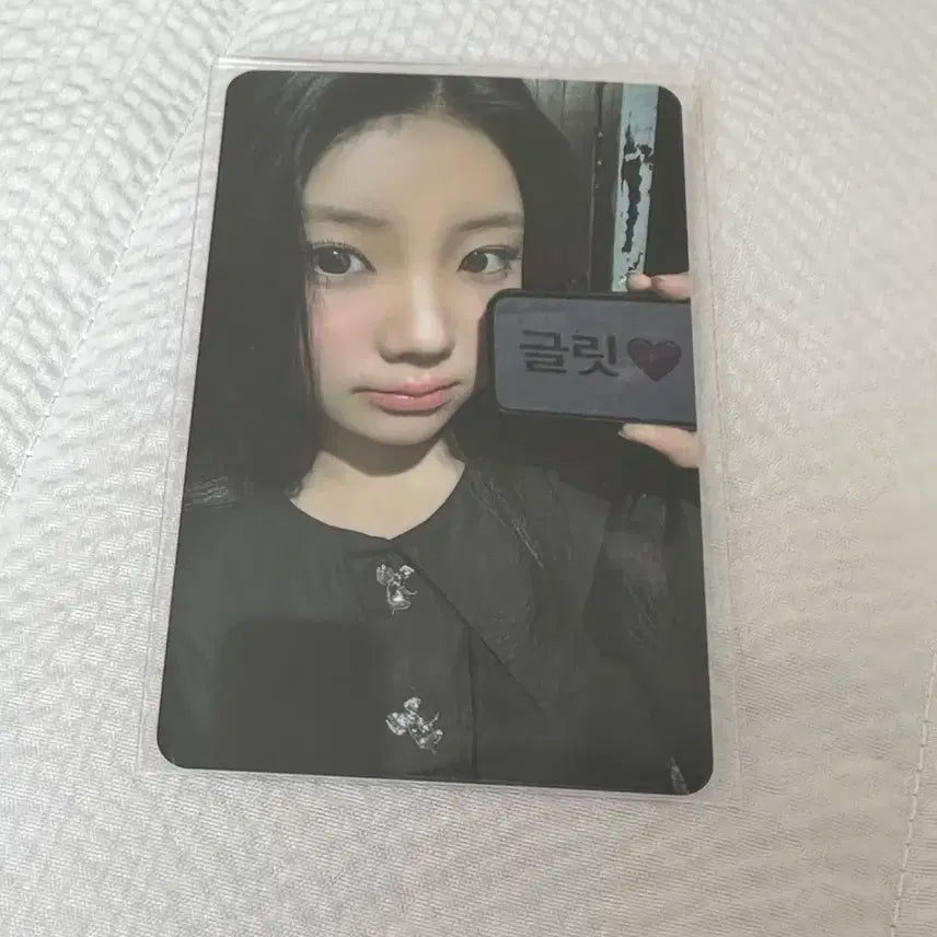 아일릿 원희 포토카드 위드뮤 럭드