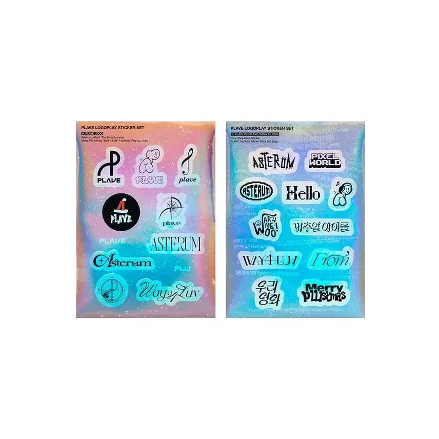 플레이브 로고 스티커