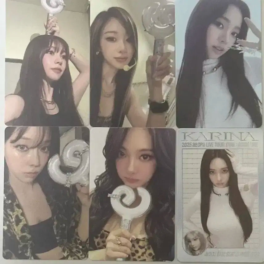 에스파 뉴스봉 포카+콘서트 MD 일괄판매 합니다