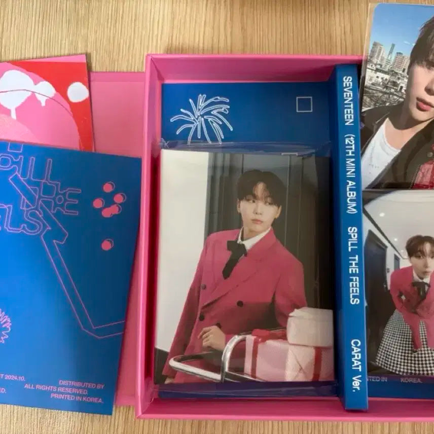 세븐틴 교보문고 승관 스필더필스 spill the feels 캐럿반