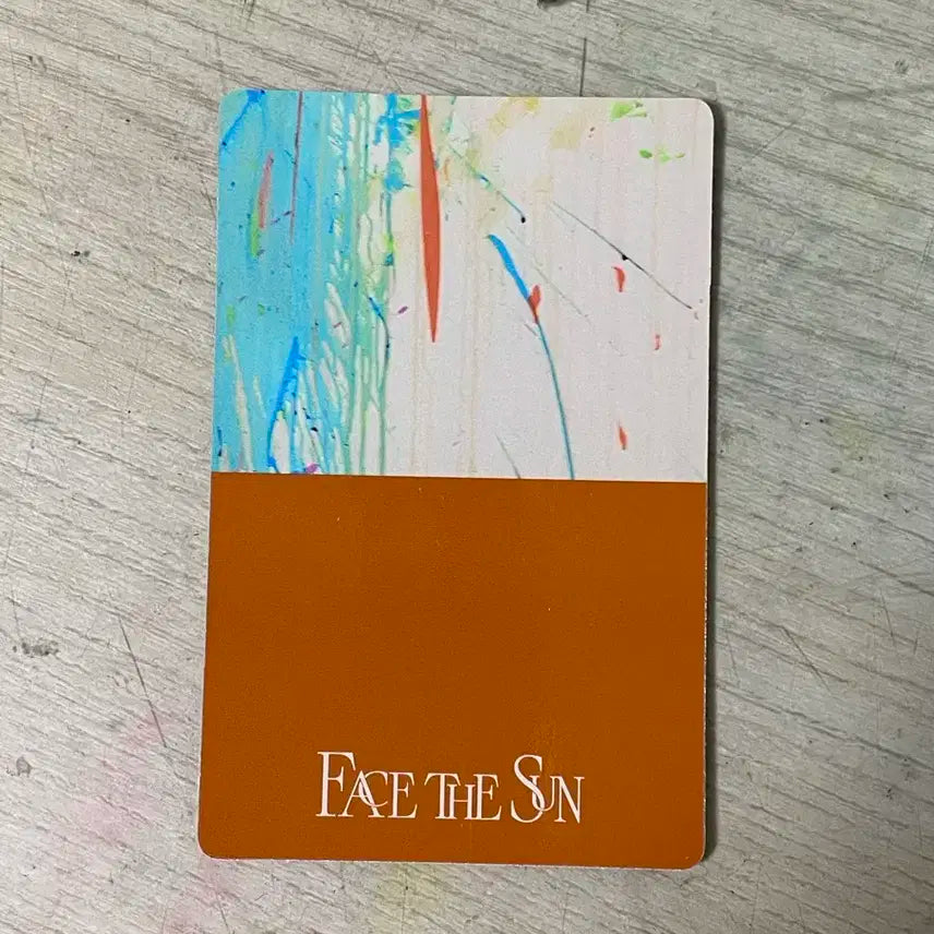 세븐틴 도겸 face the sun 포카