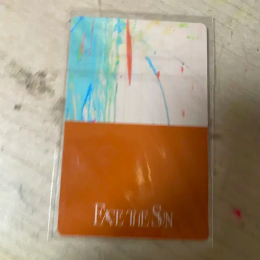 세븐틴 조슈아 face the sun 포카